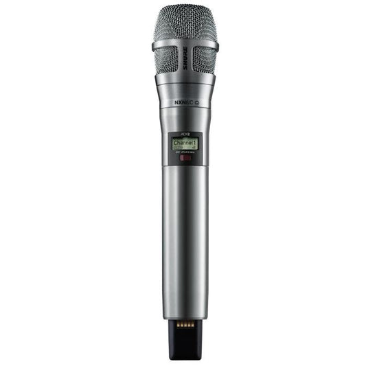Shure ADX2 / N8CN=-G56 Émetteur numérique à main, capsule N8CN nickel, série Axient Digital G56 (470-636 MHz), avec ShowLink®