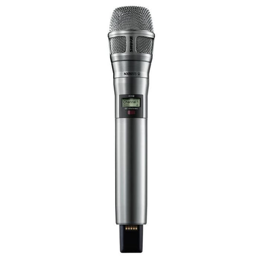 Shure ADX2 / N8SN=-G56 Émetteur numérique à main, capsule N8SN nickel, série Axient Digital G56 (470-636 MHz), avec ShowLink®