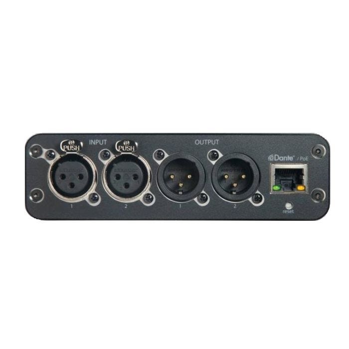 Shure Interf. audio 2 sign. Mic/LineDante XLR