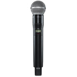 Shure ADX2 / SM58=-G56 Émetteur numérique à main, capsule SM58, série Axient Digital G56 (470-636 MHz), avec ShowLink®