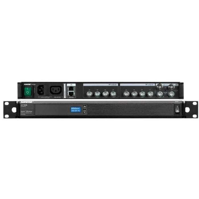Shure AXT630E Distributeur Axient 4 sorties + cascade, avec filtres en entrée sélectionnables de 60 MHz
