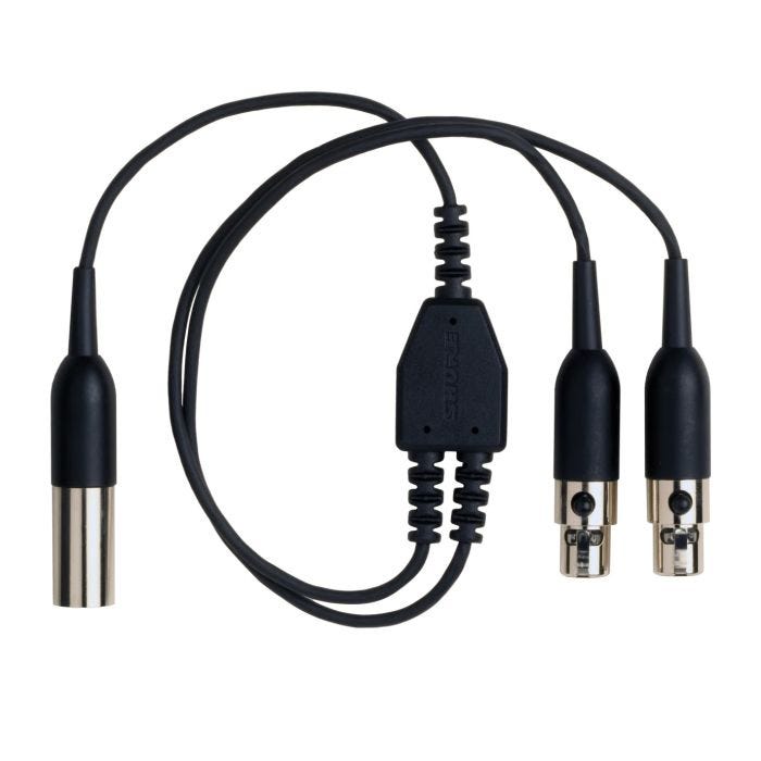 Shure Y-CABLE, 2 TA4F to TA4M
