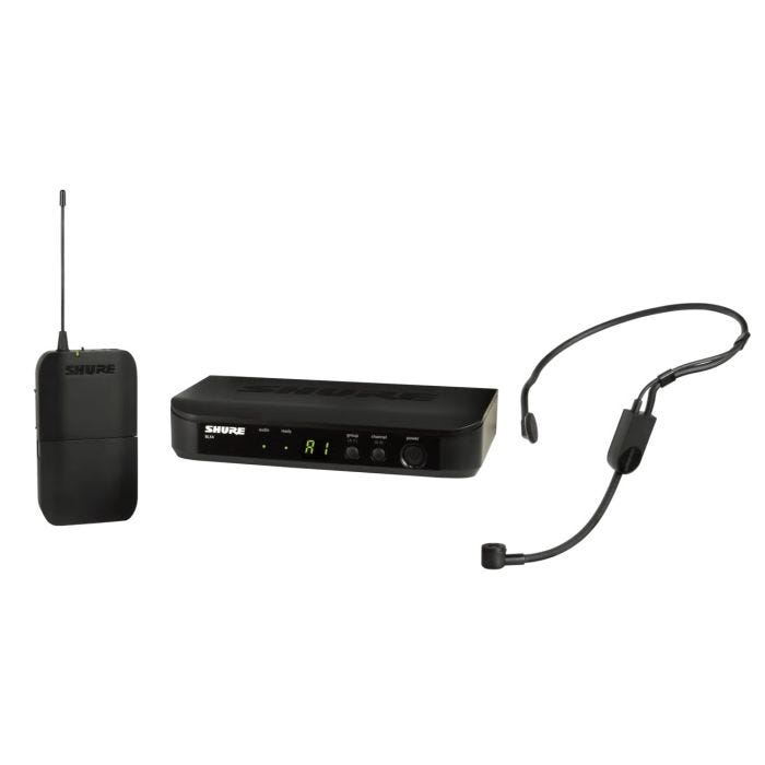 Shure BLX14E/P31-K3E Système comprenant 1 récepteur BLX4, 1 émetteur BLX1 avec micro serre-tête PGA31 (606-630 MHz)