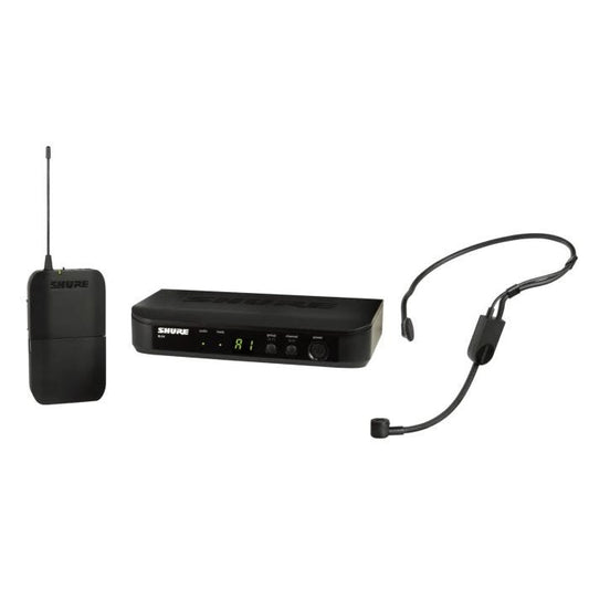 Shure BLX14E/P31-K3E Système comprenant 1 récepteur BLX4, 1 émetteur BLX1 avec micro serre-tête PGA31 (606-630 MHz)