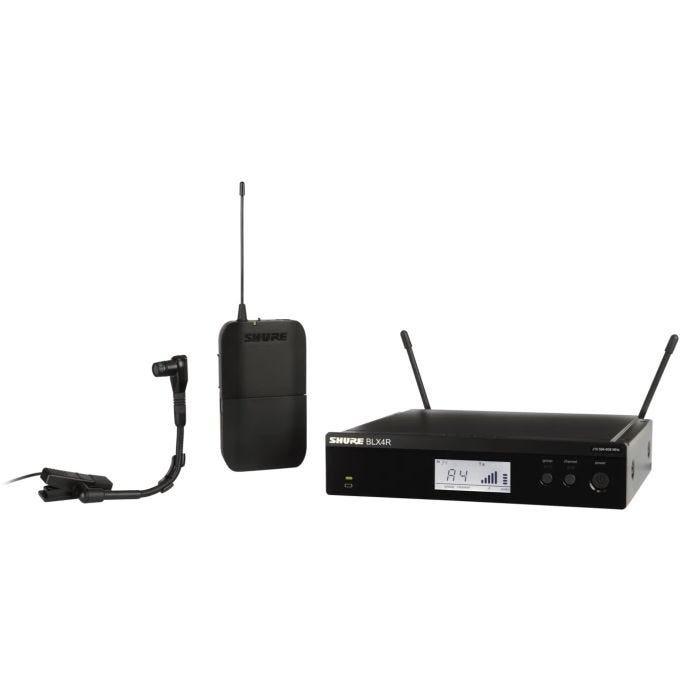 Shure BLX14RE / B98-H8E Système comprenant 1 récepteur rackable BLX4R et 1 émetteur de poche BLX1 avec micro Beta98 (518-542 MHz)