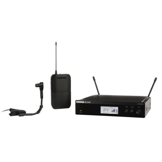 Shure BLX14RE / B98-M17 Système comprenant 1 récepteur rackable BLX4R et 1 émetteur de poche BLX1 avec micro Beta98 (662-686 MHz)
