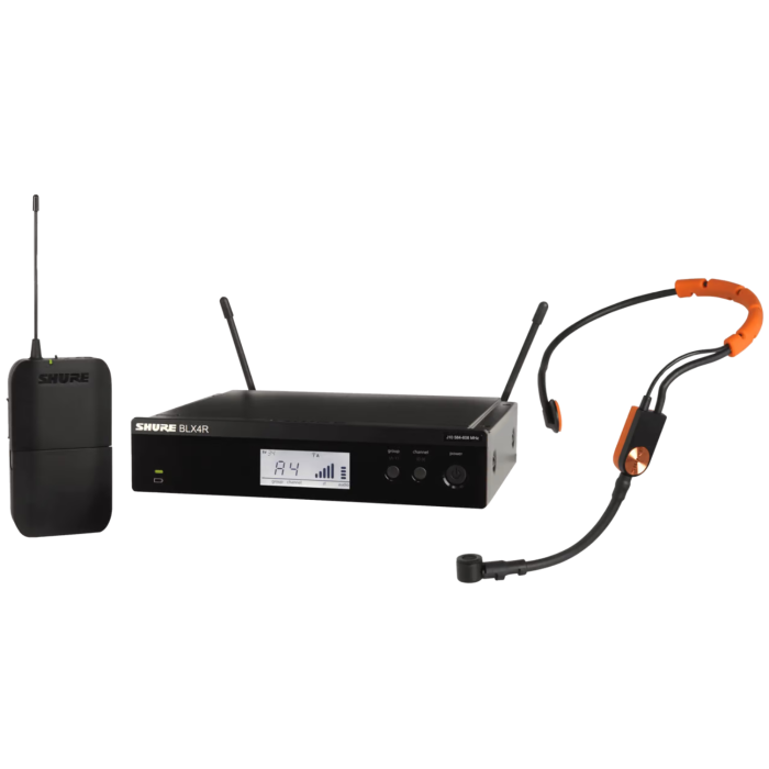 Shure Pack sans fil BLX4R+ SM31FH, 662-686MHz