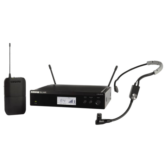 Shure BLX14RE/SM35-M17 Système comprenant 1 récepteur rackable BLX4R et 1 émetteur BLX1 avec micro serre-tête SM35 (662-686 MHz)