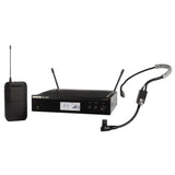 Shure BLX14RE/SM35-M17 Système comprenant 1 récepteur rackable BLX4R et 1 émetteur BLX1 avec micro serre-tête SM35 (662-686 MHz)