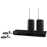 Shure BLX188E / CVL-K3E Système comprenant 1 récepteur double BLX88, 2 émetteurs BLX1 avec 2 micros cravate CVL (606-630 MHz)
