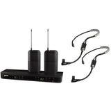 Shure BLX188E / SM35-M17 Système comprenant 1 récepteur double BLX88, 2 émetteurs BLX1 avec 2 micros serre-tête SM35 (662-686 MHz)