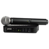Shure BLX24E/SM58-M17 Système comprenant 1 récepteur BLX4 et 1 émetteur à main BLX2/SM58 (662-686 MHz)