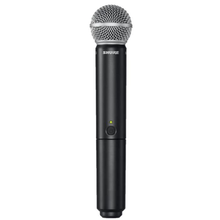 Shure BLX2 / SM58=-G18 Émetteur analogique à main, capsule SM58, série BLX M17 (470-492 MHz)