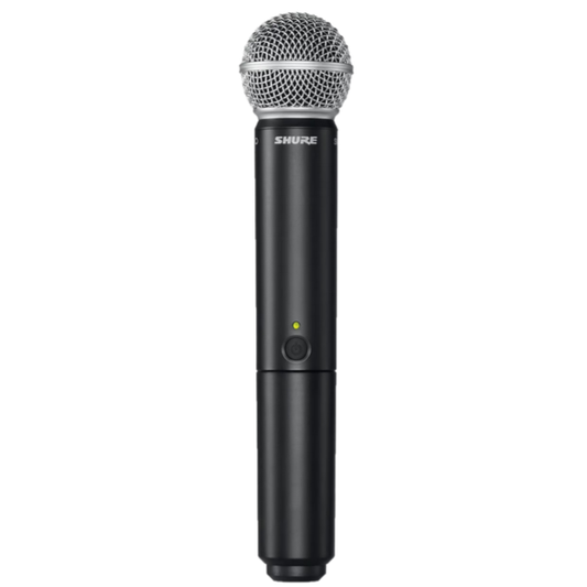 Shure BLX2 / SM58=-G18 Émetteur analogique à main, capsule SM58, série BLX M17 (470-492 MHz)