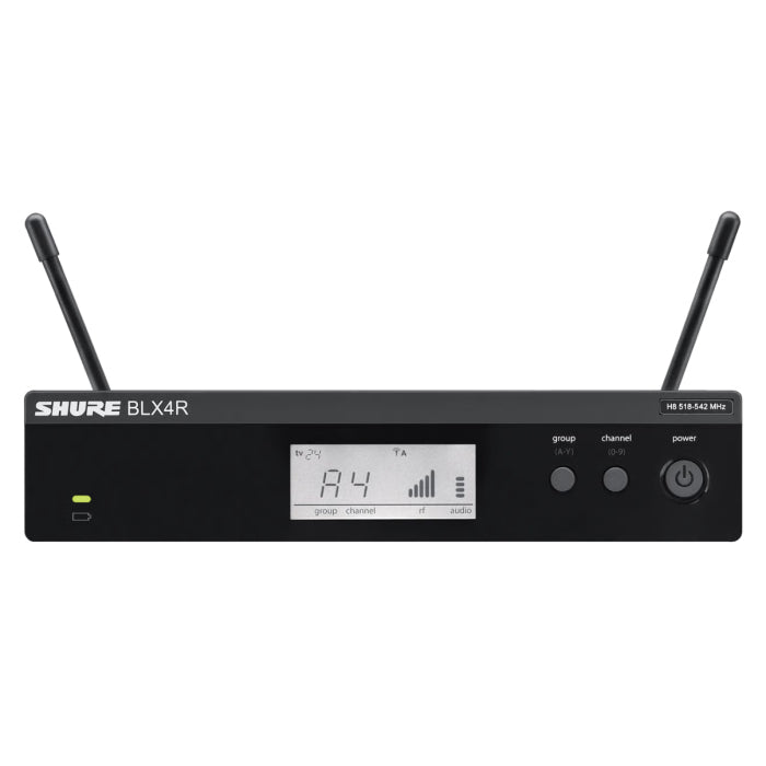 Shure BLX4RE=-K3E Récepteur analogique UHF rackable, série BLX K3E (606-630 MHz)