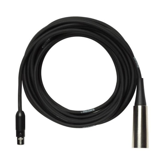 Shure C129 Cordon Mini XLR Fem 3 broches vers XLR Mal 3 broches 7.6m (pour MX393)