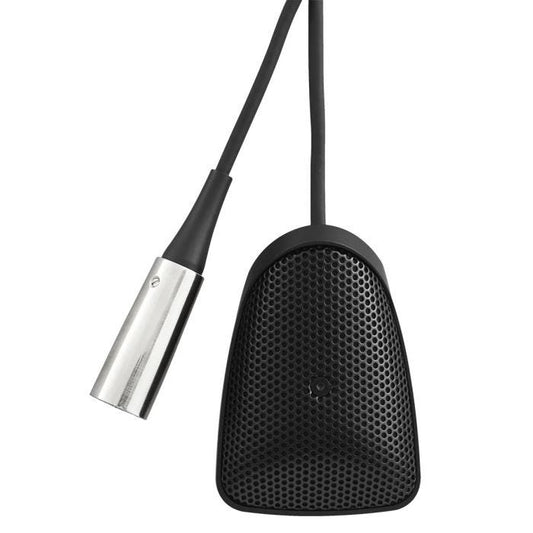 Shure Centraverse CVB-B / C Micro de surface cardioïde, sans témoin, avec câble XLR 3 broches 3.6m, noir