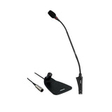 Shure Centraverse CVG12DRS-B / C Micro col de cygne 12’’ (30,5cm) cardioïde, embase avec câble XLR 3 broches de 3.6m, switch et anneau bicolore, DualFlex, noir