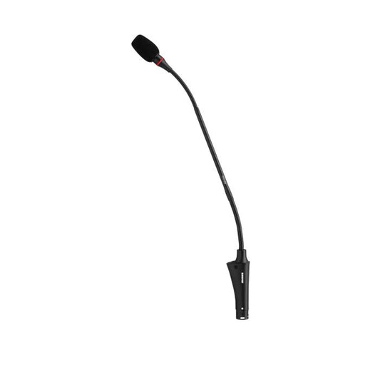 Shure Centraverse CVG12RS-B / C Micro col de cygne 12’’ (30,5cm) cardioïde, switch et anneau bicolore, DualFlex, XLR 3 broches, noir