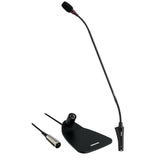 Shure Centraverse CVG18DRS-B / C Micro col de cygne 18’’ (45,7cm) cardioïde, embase avec câble XLR 3 broches de 3.6m, switch et anneau bicolore, DualFlex, noir