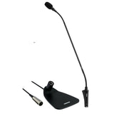 Shure Centraverse CVG18DS-B / C Micro col de cygne 18’’ (45,7cm) cardioïde, embase avec câble XLR 3 broches de 3.6m, switch et témoin bicolore, DualFlex, noir