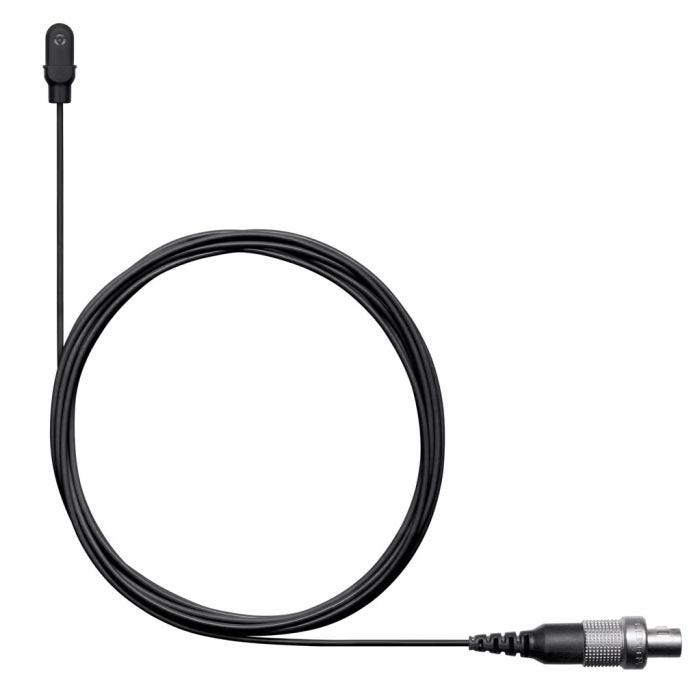 Shure DL4B/O-LM3-A Microphone DuraPlex miniature omnidirectionnel étanche, Lemo3, noir