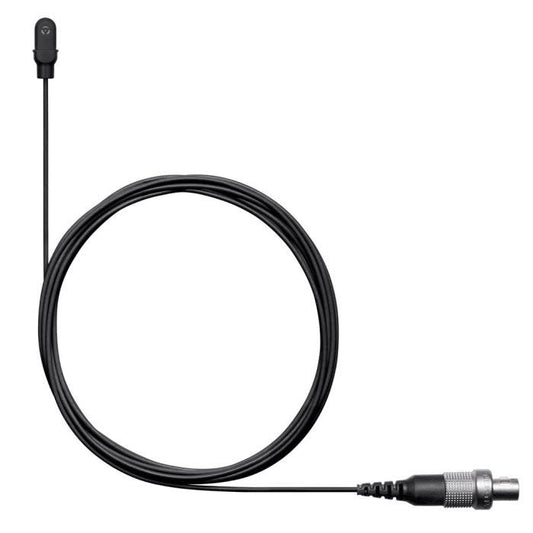 Shure DL4B/O-LM3-A Microphone DuraPlex miniature omnidirectionnel étanche, Lemo3, noir