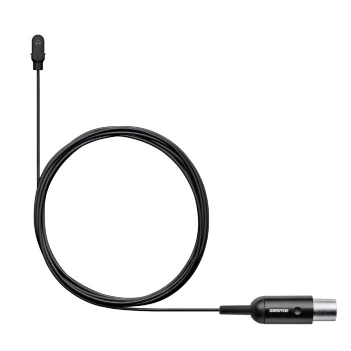 Shure DL4B/O-MTQG-A DuraPlex microphone miniature omnidirectionnel étanche MTQG, noir