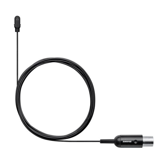 Shure DL4B/O-MTQG-A DuraPlex microphone miniature omnidirectionnel étanche MTQG, noir