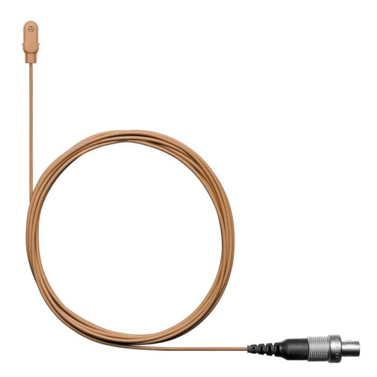 Shure DL4C/O-LM3-A Microphone miniature omnidirectionnel étanche Duraplex, cacao LEMO3