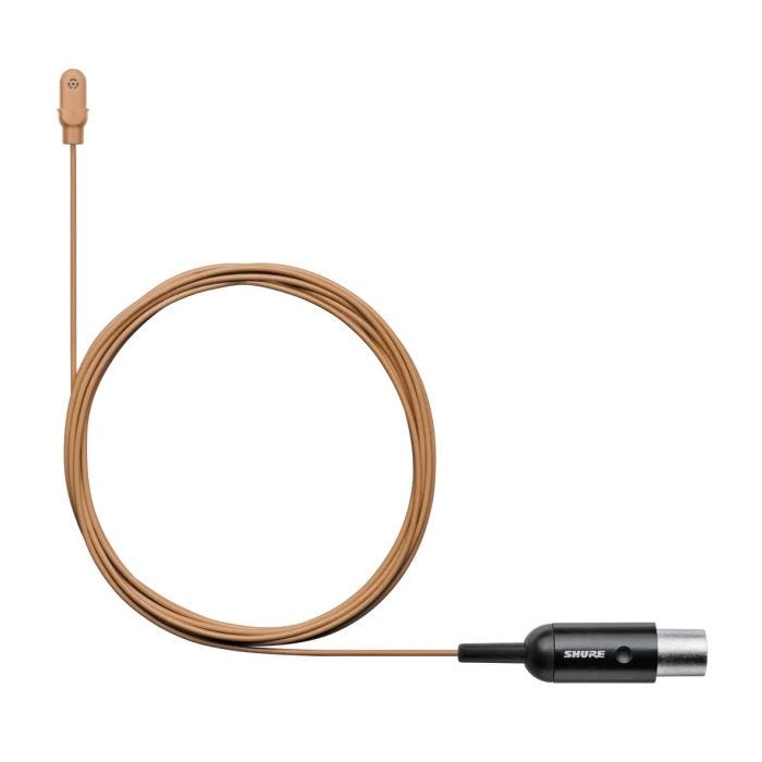 Shure DuraPlex Lavalier Microphone Brown