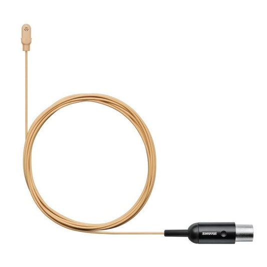 Shure DL4T/O-MTQG-A DuraPlex microphone miniature omnidirectionnel étanche MTQG, brun