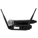 Shure GLXD24+E / SM58-Z4 Système comprenant 1 récepteur GLXD4+ et 1 à émetteur main GLXD2+ / SM58 (2,4GHz et 5,8 GHz)