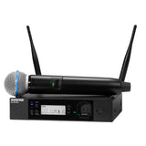 Shure GLXD24R+E / B58-Z4 Système comprenant 1 récepteur rackable GLXD4R+ et 1 à émetteur main GLXD2+ / B58 (2,4GHz et 5,8 GHz)
