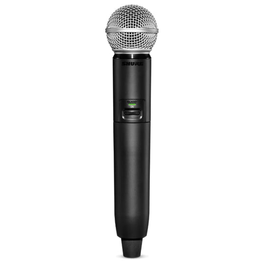 Shure GLXD2+ / SM58=-Z4 Émetteur numérique à main, capsule SM58, série GLX-D+ (2,4GHz et 5,8 GHz)