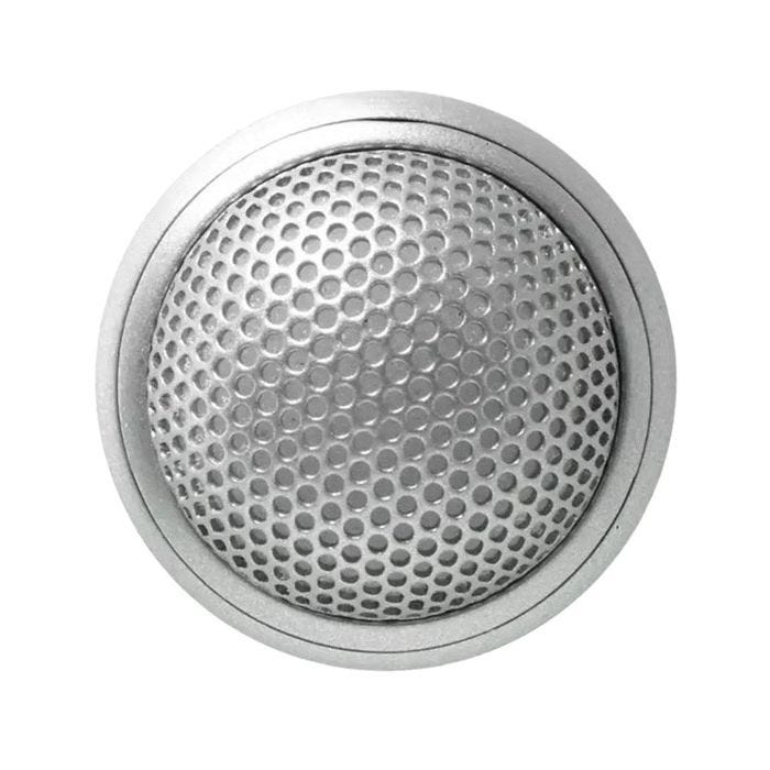 Shure MX395AL / O Micro bouton XLR 3 broches, capsule omnidirectionnele, sans témoin, alu