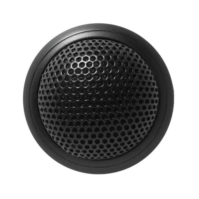 Shure MX395B / O Micro bouton XLR 3 broches, capsule omnidirectionnele, sans témoin, noir