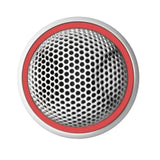 Shure MX395W/C-LED Micro bouton XLR 5 broches, capsule cardioïde, avec anneau lumineux, blanc