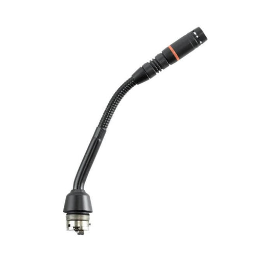 Shure MX405RLP / C Micro col de cygne 5’’ (12.7cm) à connecteur modulaire, capsule cardioïde, anneau lumineux rouge, SimpleFlex, noir