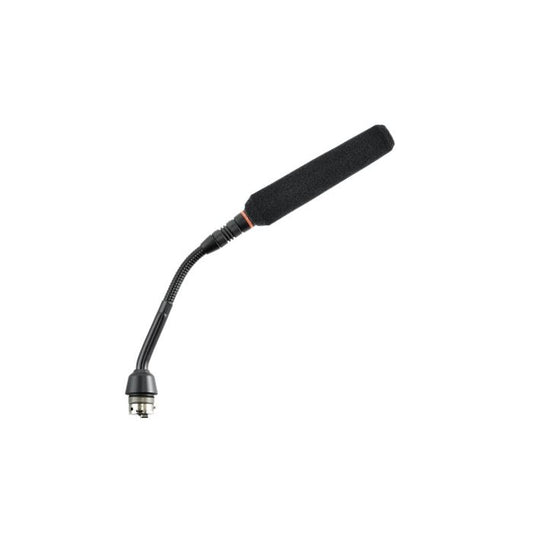 Shure MX405RLP / MS Micro col de cygne 5’’ (12.7cm) à connecteur modulaire, capsule mini-canon, anneau lumineux rouge, SimpleFlex, noir