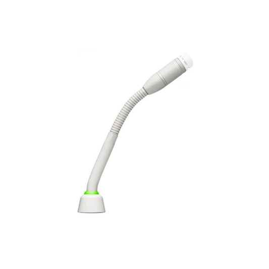 Shure MX405WLP/N Micro col de cygne 5’’ (12.7cm) à connecteur modulaire, sans capsule, voyant bicolore, SimpleFlex, blanc