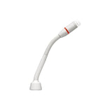 Shure MX405WRLP / N Micro col de cygne 5’’ (12.7cm) à connecteur modulaire, sans capsule, anneau lumineux rouge, SimpleFlex, blanc