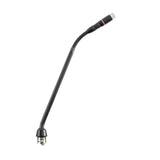 Shure MX410RLPDF / N Micro col de cygne 10’’ (25cm) à connecteur modulaire, sans capsule, anneau lumineux rouge, DualFlex, noir