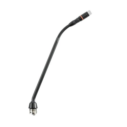 Shure MX410RLPDF / N Micro col de cygne 10’’ (25cm) à connecteur modulaire, sans capsule, anneau lumineux rouge, DualFlex, noir