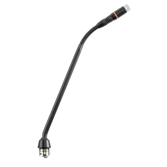 Shure MX410RLP / N Micro col de cygne 10’’ (25cm) à connecteur modulaire, sans capsule, anneau lumineux rouge, SimpleFlex, noir