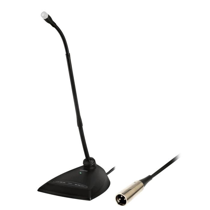 Shure Attached Desktop Base Programmable Switch 3m Cable attached XLR Male excl. Cartridge