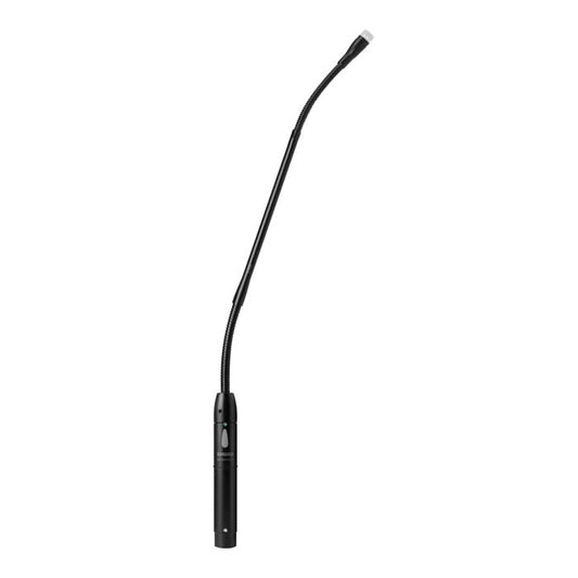 Shure MX412S / N Micro col de cygne 12’’ (30.5cm) à connecteur XLR 3 broches, sans capsule, switch avec LED verte, DualFlex, noir