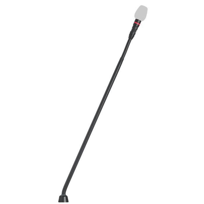 Shure MX415RLP / N Micro col de cygne 15’’ (38cm) à connecteur modulaire, sans capsule, anneau lumineux rouge, SimpleFlex, noir