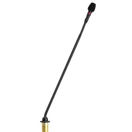 Shure MX415R/C Micro col de cygne 15’’ (38cm) sur embase XLR 5 broches, capsule cardioïde, anneau lumineux rouge, SimpleFlex, noir