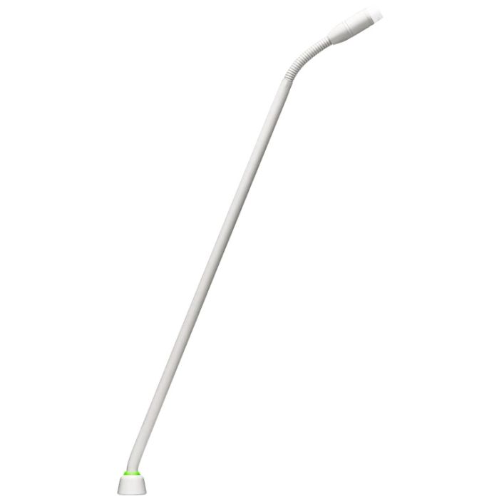 Shure MX415WLP/N Micro col de cygne 15’’ (38cm) à connecteur modulaire, sans capsule, voyant bicolore, SimpleFlex, blanc